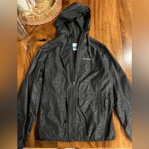 Columbia Black Hooded Jacket